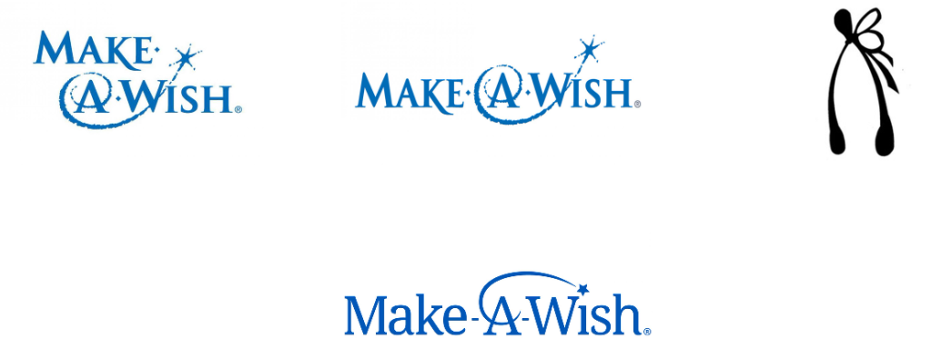 Current and former Make-A-Wish logos